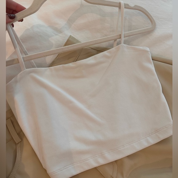 Susana Monaco Crop Top White - Picture 4 of 5